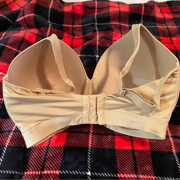 Cacique Cream Women's Bra Size 36K - Picture 3 of 6